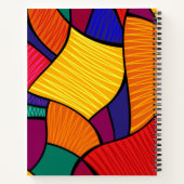 Abstract patroon notitieboek (Achterkant)