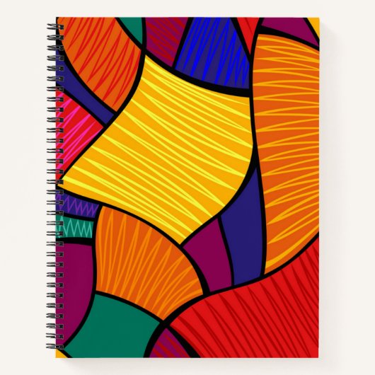 Abstract patroon notitieboek (Voorkant)