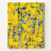 Abstract patroon notitieboek (Achterkant)