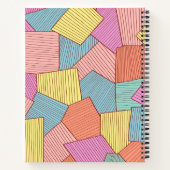 Abstract patroon notitieboek (Achterkant)