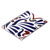abstract patroon notitieboek (Linkerzijde)