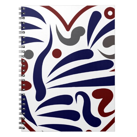 abstract patroon notitieboek (Voorkant)
