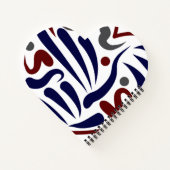  abstract patroon notitieboek (Achterkant)