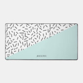 Abstract patroon op maat gemaakt bureaumat (Voorkant)