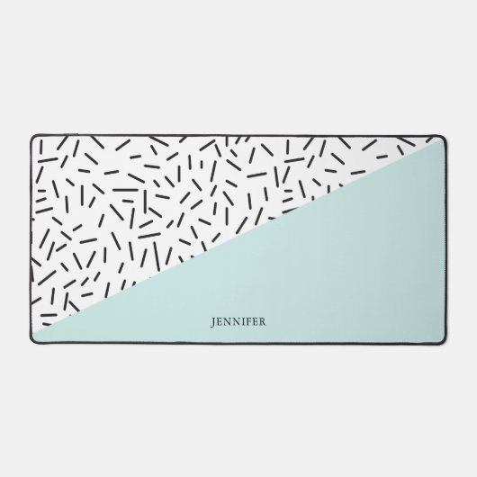 Abstract patroon op maat gemaakt bureaumat (Voorkant)