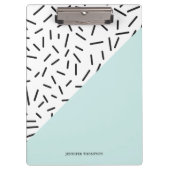 Abstract patroon op maat gemaakt klembord (Voorkant)