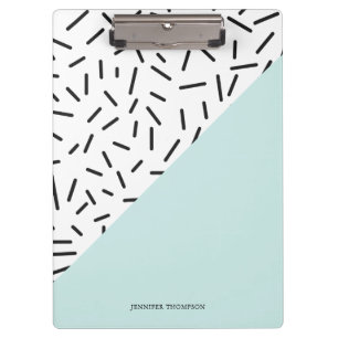 Abstract patroon op maat gemaakt klembord