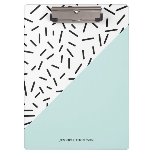 Abstract patroon op maat gemaakt klembord (Voorkant)