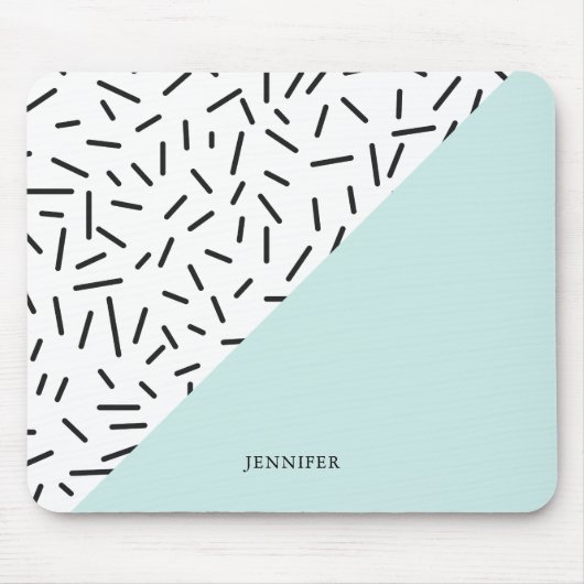 Abstract patroon op maat gemaakt muismat (Voorkant)