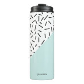 Abstract patroon op maat gemaakt thermosbeker (Voorkant)