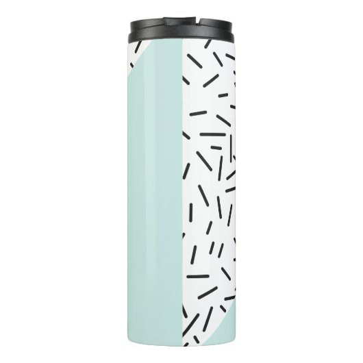 Abstract patroon op maat gemaakt thermosbeker (Achterkant)