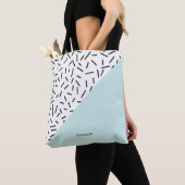 Abstract patroon op maat gemaakt tote bag (Dichtbij)