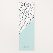 Abstract patroon op maat gemaakt yogamat (Voorkant)