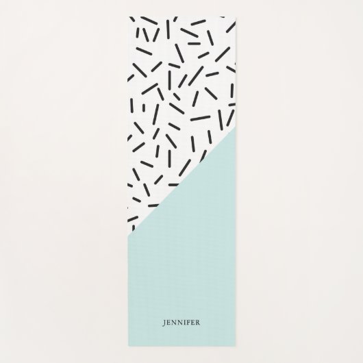 Abstract patroon op maat gemaakt yogamat (Voorkant)