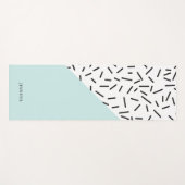 Abstract patroon op maat gemaakt yogamat (Voorkant (horizontaal))