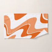 Abstract patroon - oranje bad handdoek (Handdoek)