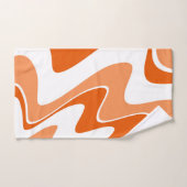 Abstract patroon - oranje handdoek (Handdoek)