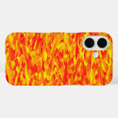 Abstract patroon oranje rood geel Case-Mate iPhone case (Achterkant (horizontaal))