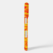 Abstract patroon oranje rood geel Case-Mate iPhone case (Achterkant / Rechts)