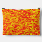Abstract patroon oranje rood geel groot etui (Achterkant)