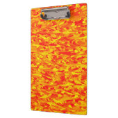 Abstract patroon oranje rood geel klembord (Links)