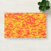 Abstract patroon oranje rood geel post-it® notes (Kantoor)