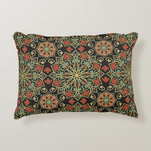 Abstract patroon. Orientale kleur achtergrond. Accent Kussen