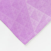 Abstract patroon overtreden fleece deken (Hoek)