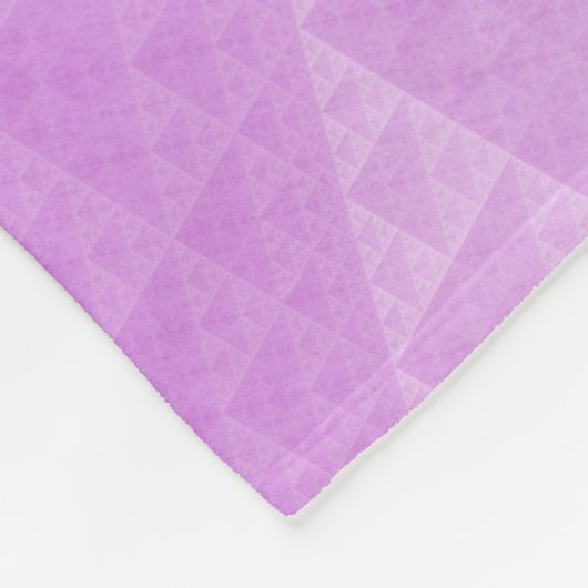 Abstract patroon overtreden fleece deken (Hoek)