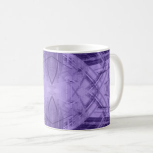 Abstract patroon overtreden koffiemok