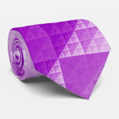 Abstract patroon overtreden stropdas (Opgerold)