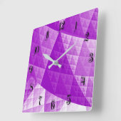 Abstract patroon overtreden vierkante klok (Hoek)