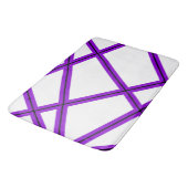 Abstract patroon - paars badmat (Gekanteld)