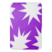 Abstract patroon - paars badmat (Voorkant Verticaal)