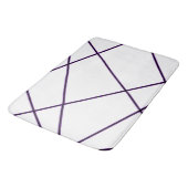 Abstract patroon - paars badmat (Gekanteld)