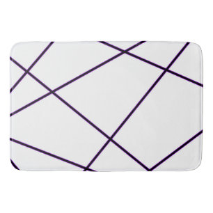 Abstract patroon - paars badmat