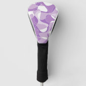 Abstract patroon - paars. golfheadcover (Voorkant)