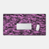 Abstract patroon paars zwart bureaumat (Keyboard & Muis)