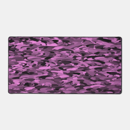 Abstract patroon paars zwart bureaumat (Voorkant)