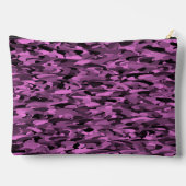 Abstract patroon paars zwart groot etui (Achterkant)