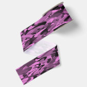 Abstract patroon paars zwart grosgrain lint (Achterkant)