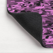 Abstract patroon paars zwart muismat (Hoek)