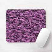 Abstract patroon paars zwart muismat (Met muis)