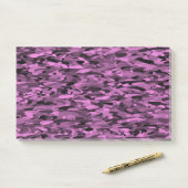 Abstract patroon paars zwart post-it® notes (Op bureau)