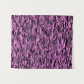 Abstract patroon paars zwart wandkleed (Voorkant (horizontaal))