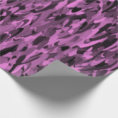 Abstract Patroon Paarse Zwart Cadeaupapier (Hoek)