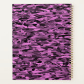 Abstract Patroon Paarse Zwart Planner (Achterkant)