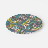 Abstract patroon papieren bordje (Gekanteld)