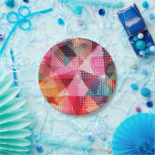 Abstract patroon papieren bordje (Feest)