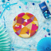 Abstract patroon papieren bordje (Feest)